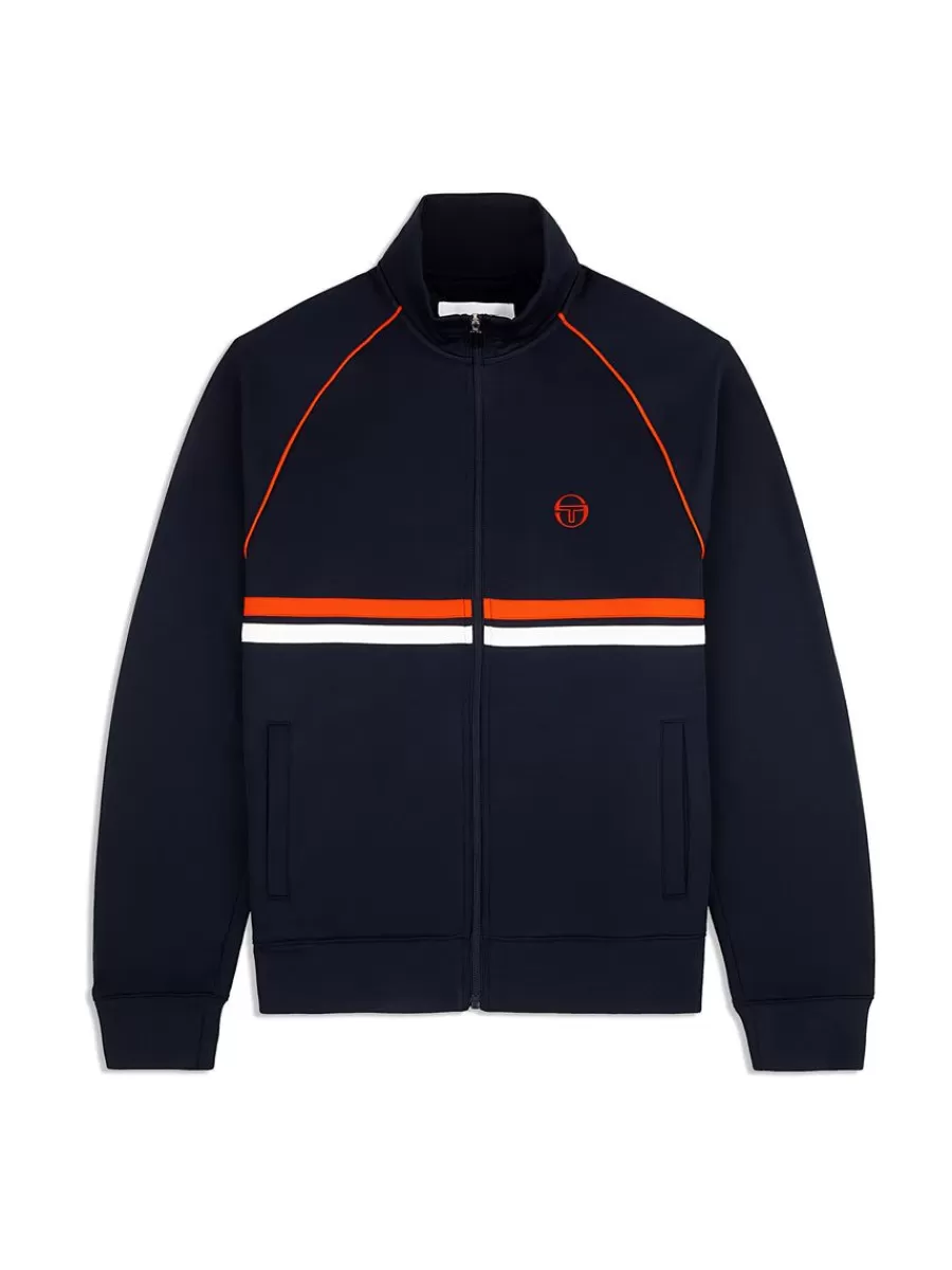 Jackets>Sergio Tacchini Dallas Track Jacket- Maritime Blue