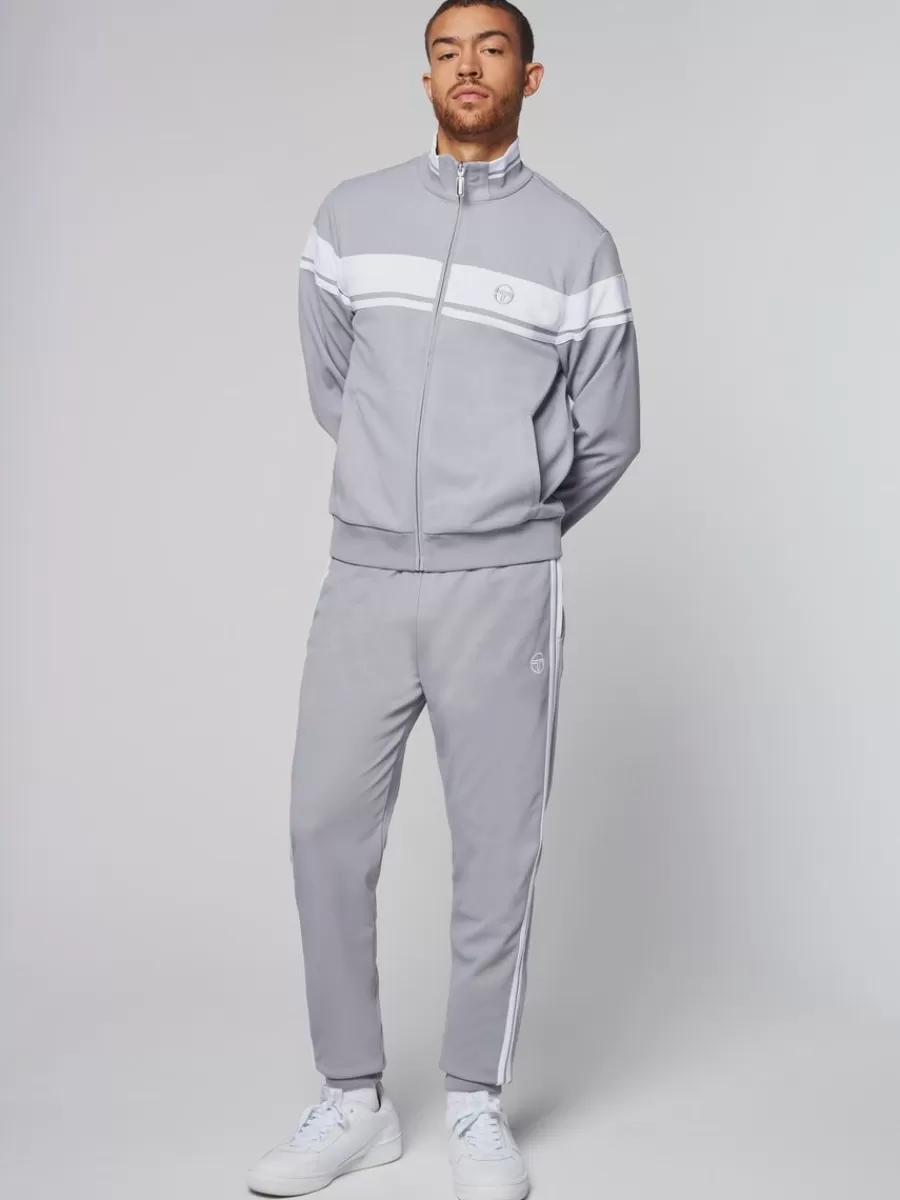 Jackets>Sergio Tacchini Damarindo Track Jacket- Sleet/ White