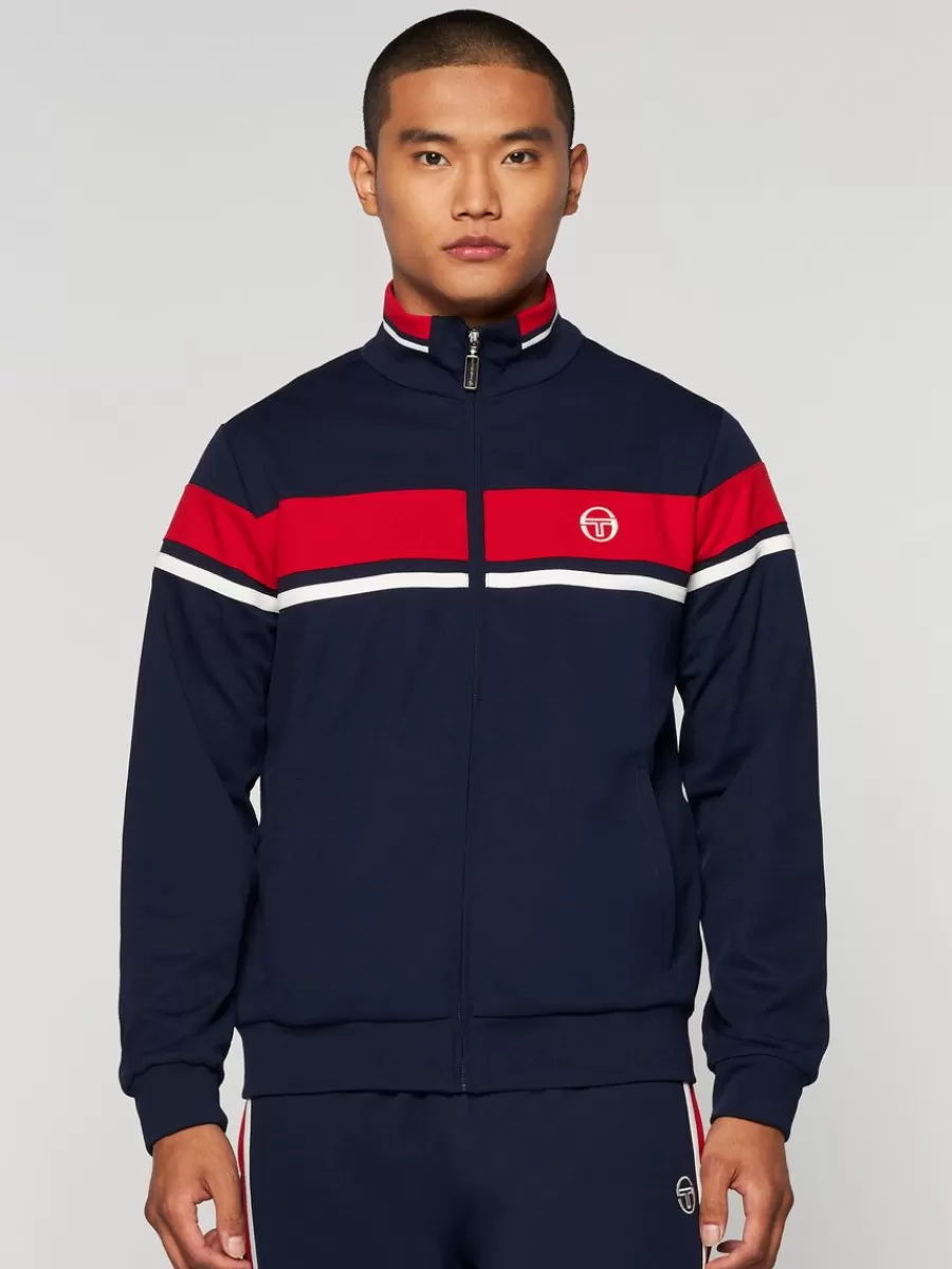Jackets>Sergio Tacchini Damarindo Track Jacket-Maritime Blue