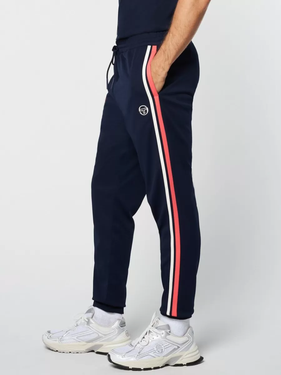 View All>Sergio Tacchini Damarindo Track Pant Archivio- Gardenia/ Maritime Blue