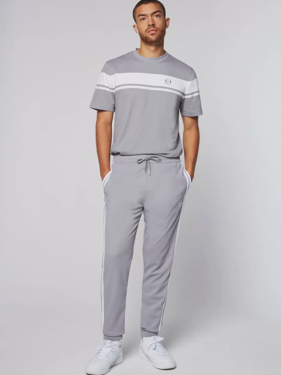 Pants And Sweatpants>Sergio Tacchini Damarindo Track Pant- Sleet/ White