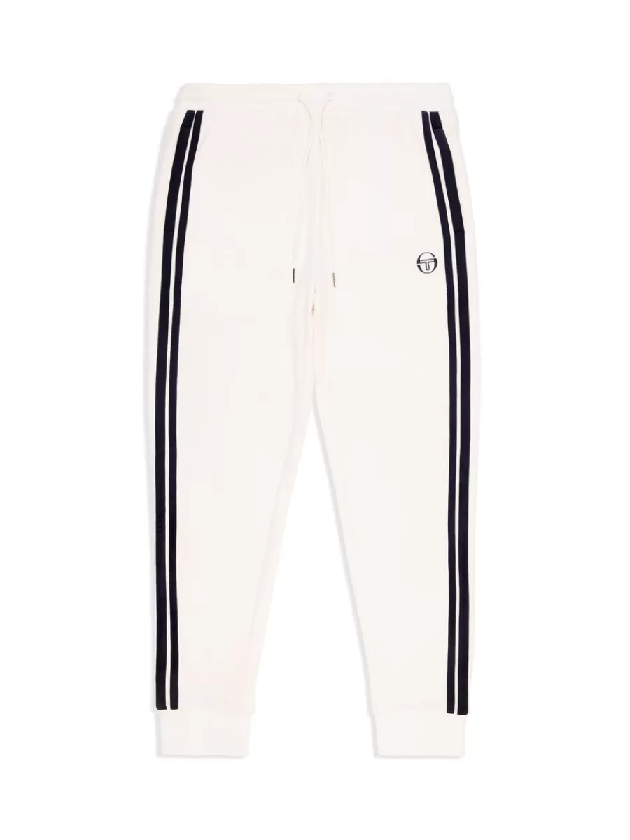 Pants And Sweatpants>Sergio Tacchini Damarindo Velour Track Pant- Gardenia