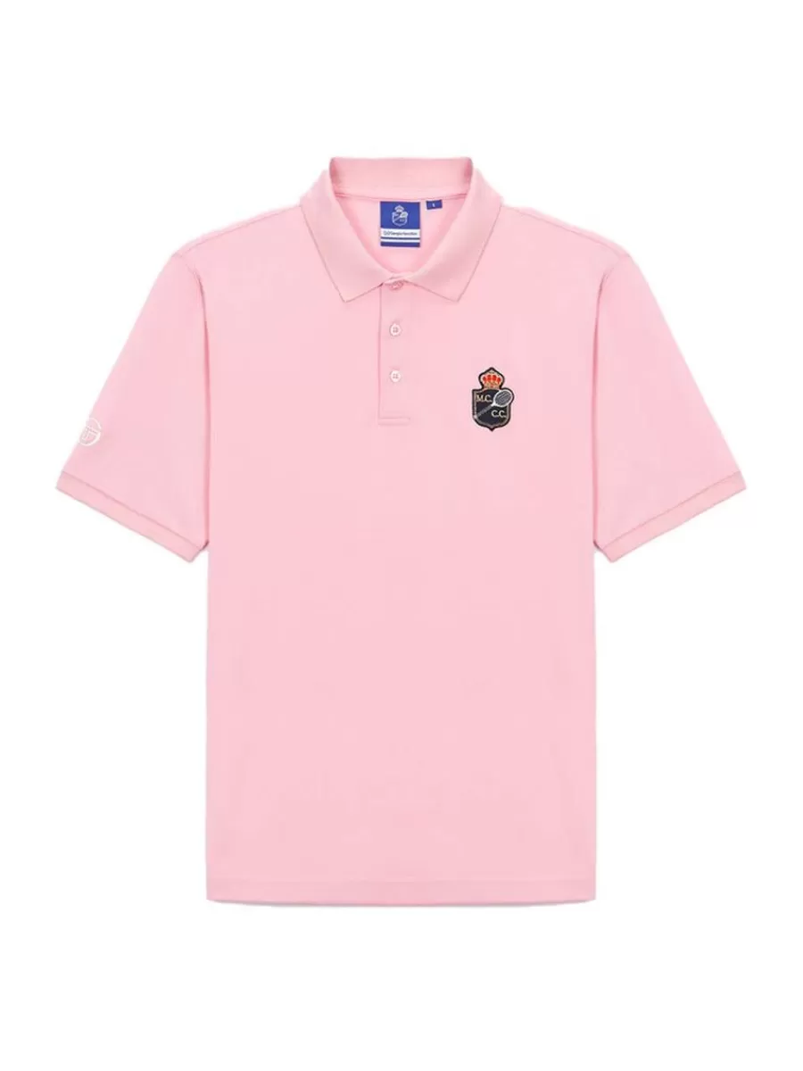 For The Court>Sergio Tacchini Doubles Mch Polo- Light Pink