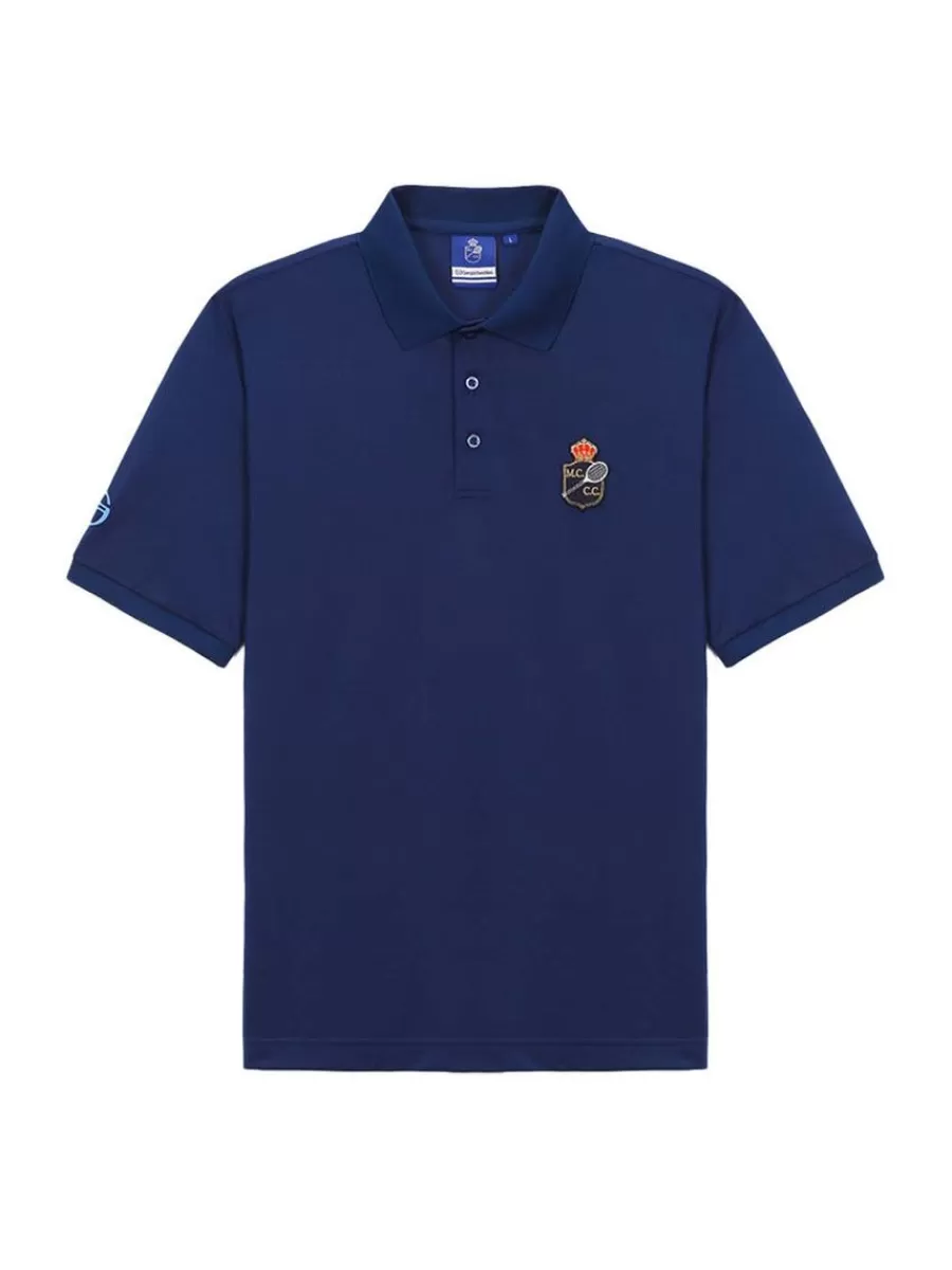 Matching Separates>Sergio Tacchini Doubles Mch Polo- Navy