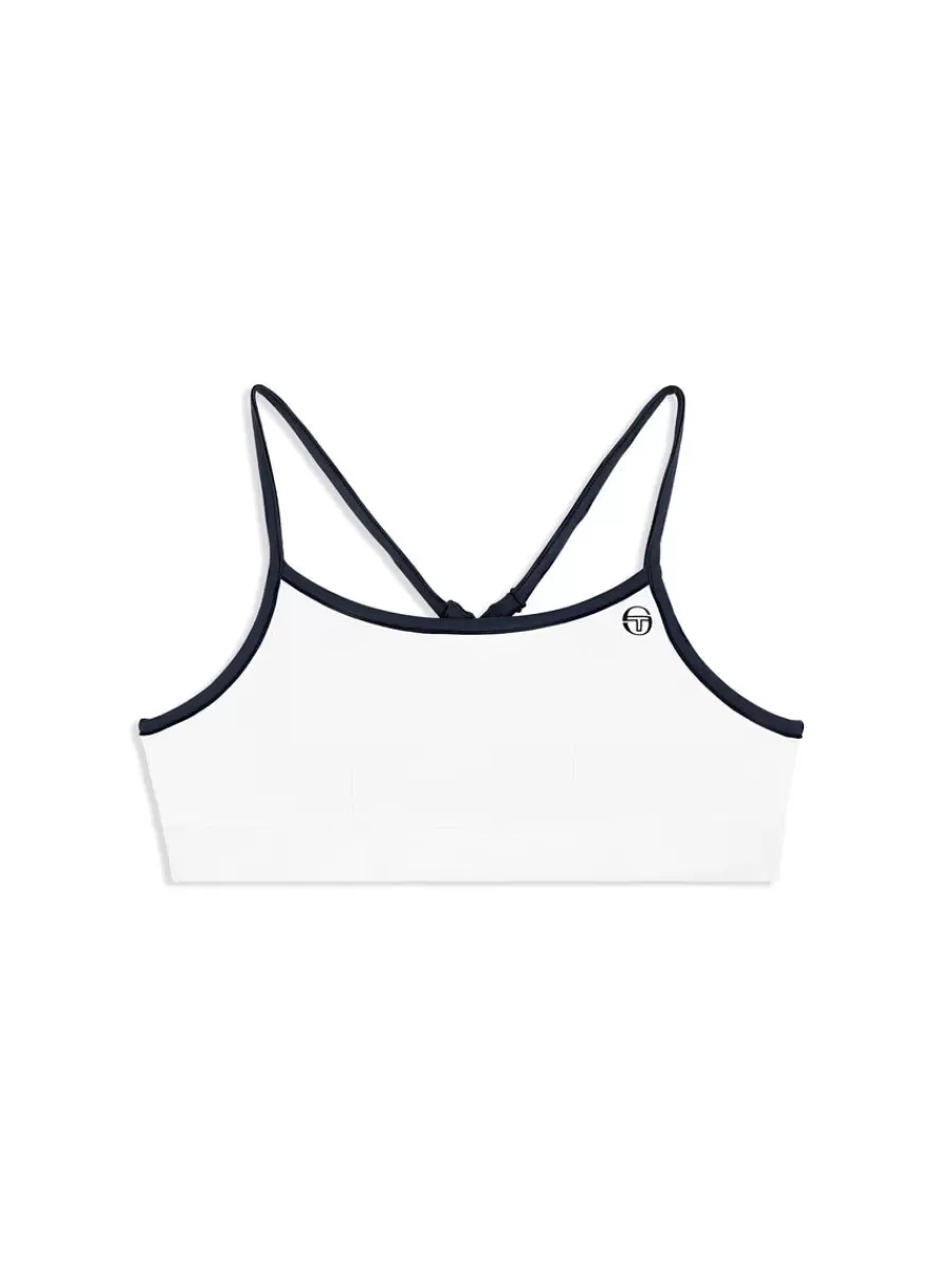 For The Court>Sergio Tacchini Elisa Sports Top- Brilliant White