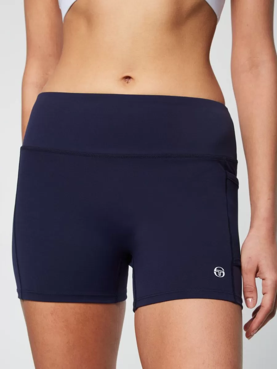 View All>Sergio Tacchini Elisa Tennis Short- Maritime Blue
