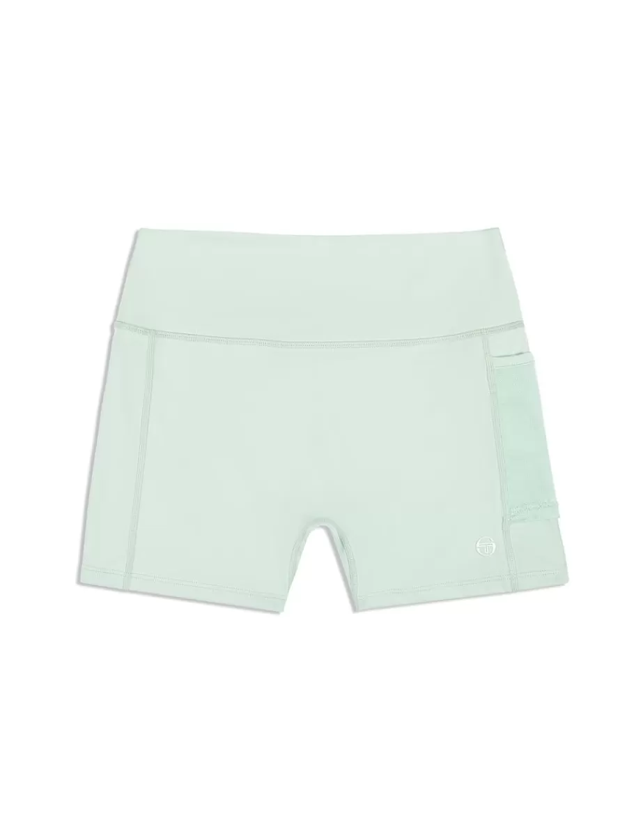 For The Court>Sergio Tacchini Elisa Tennis Short- Surf Spray