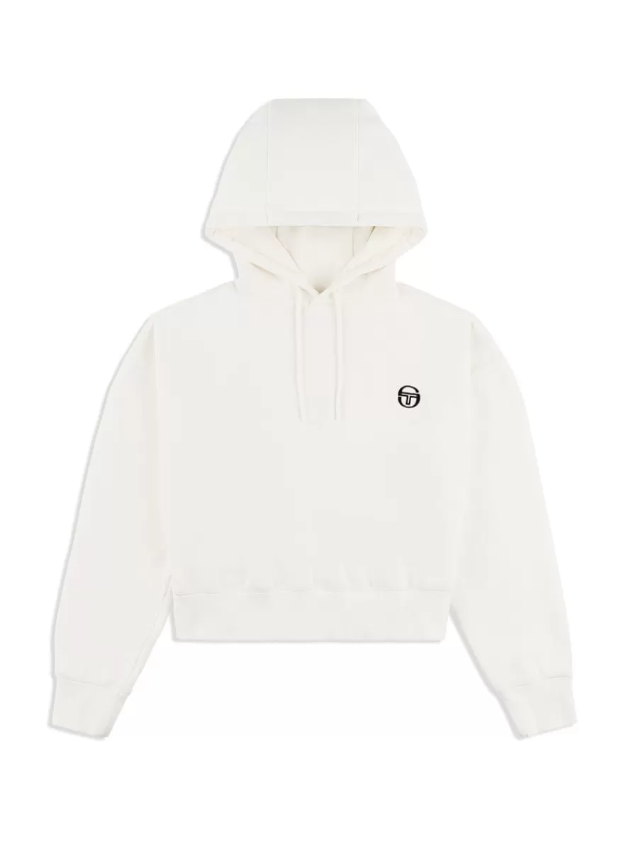 For The Court>Sergio Tacchini Errani Hoodie- Gardenia