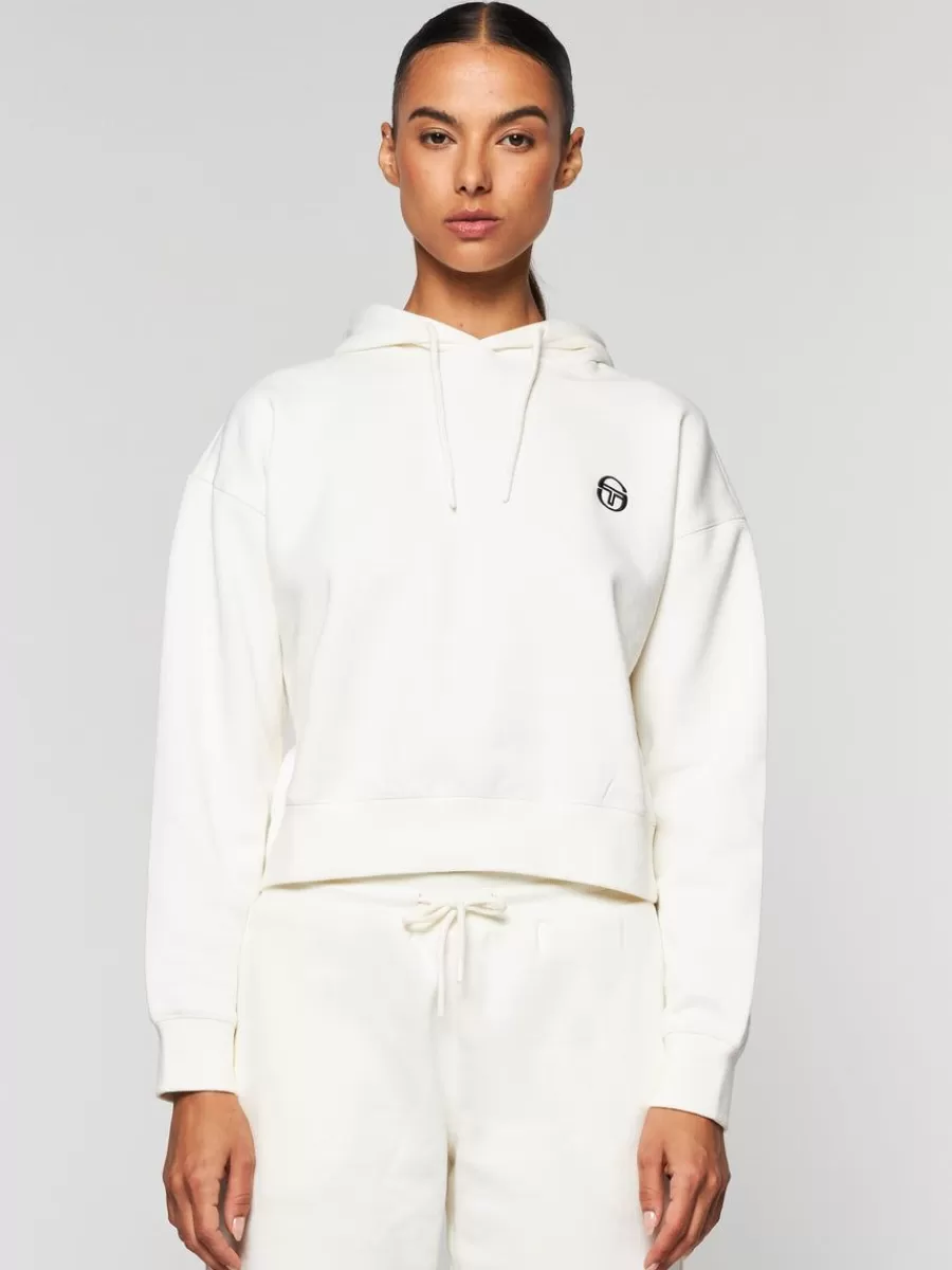 For The Court>Sergio Tacchini Errani Hoodie- Gardenia