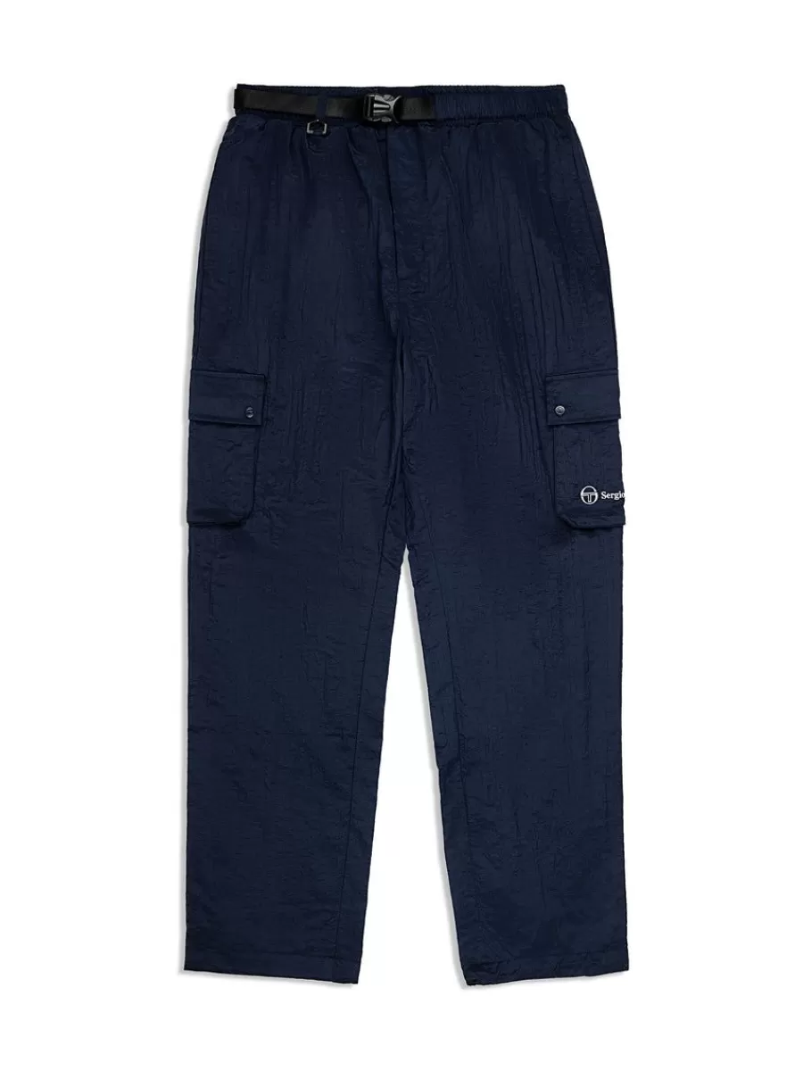 Pants And Sweatpants>Sergio Tacchini Gavino Cargo Pant- Maritime Blue