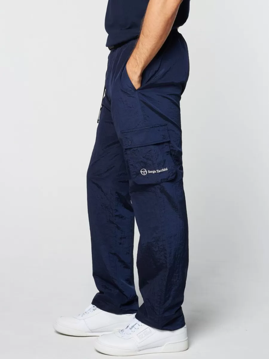 Pants And Sweatpants>Sergio Tacchini Gavino Cargo Pant- Maritime Blue