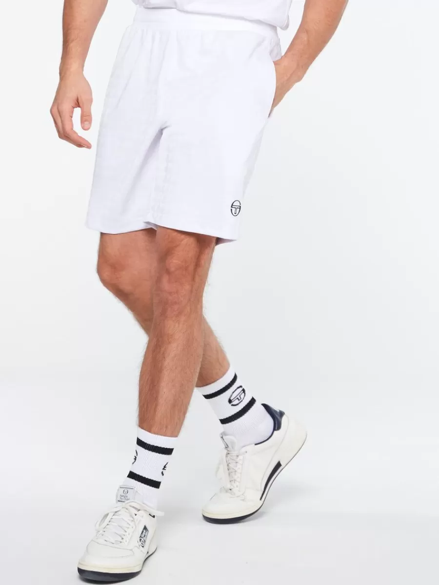 For The Court>Sergio Tacchini Geo Short-White