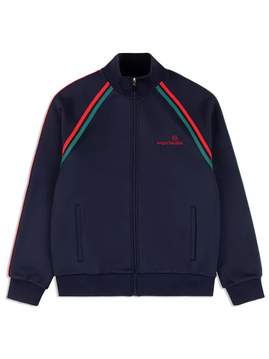 Jackets>Sergio Tacchini Ghibli Track Jacket Archivio- Maritime Blue