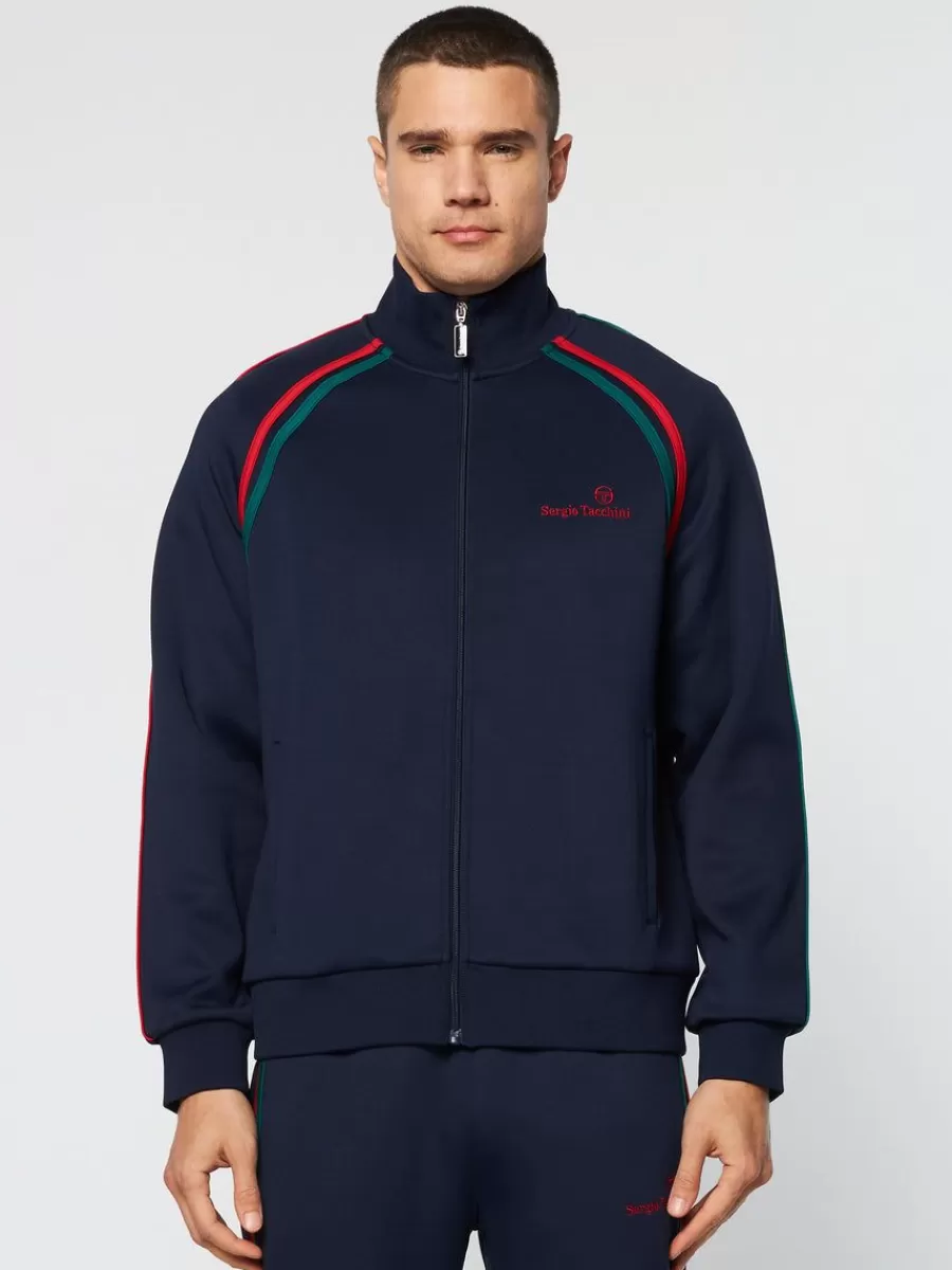Jackets>Sergio Tacchini Ghibli Track Jacket Archivio- Maritime Blue