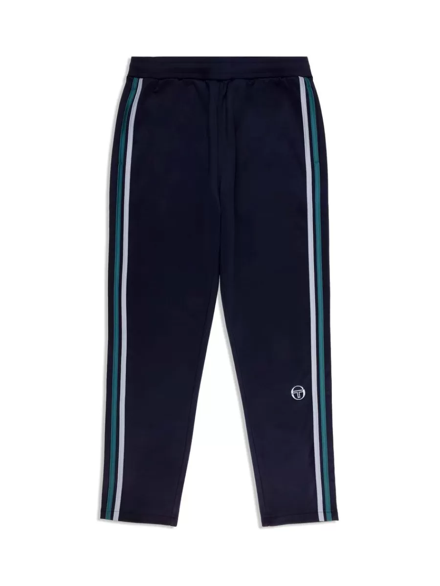 Pants And Sweatpants>Sergio Tacchini Ghibli Track Pant- Maritime Blue/ Gardenia