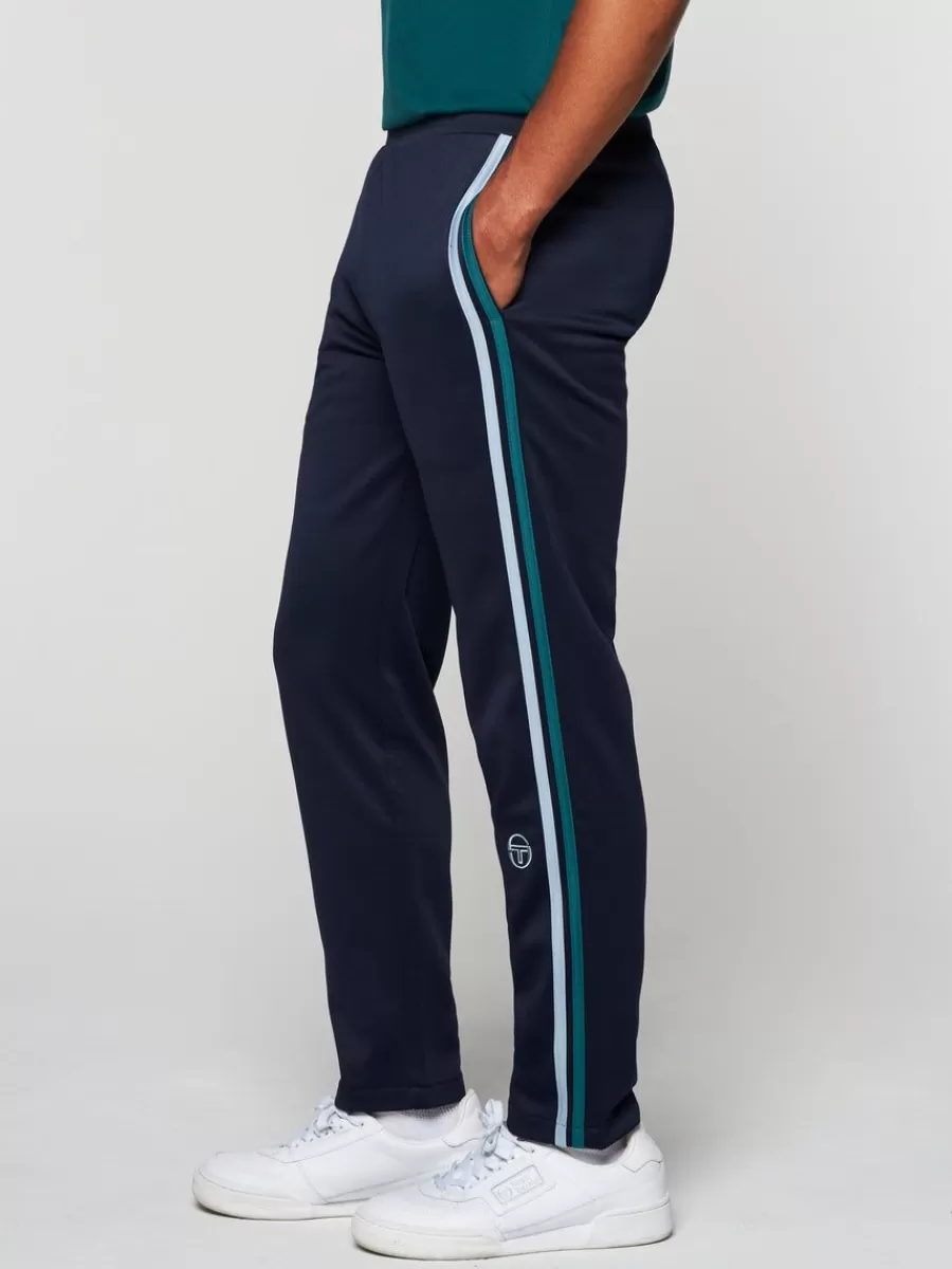Pants And Sweatpants>Sergio Tacchini Ghibli Track Pant- Maritime Blue/ Gardenia