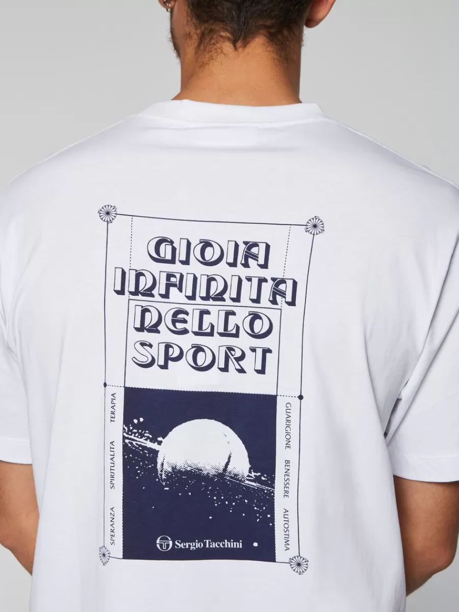 T-Shirts>Sergio Tacchini Gioia T-Shirt- White/ White
