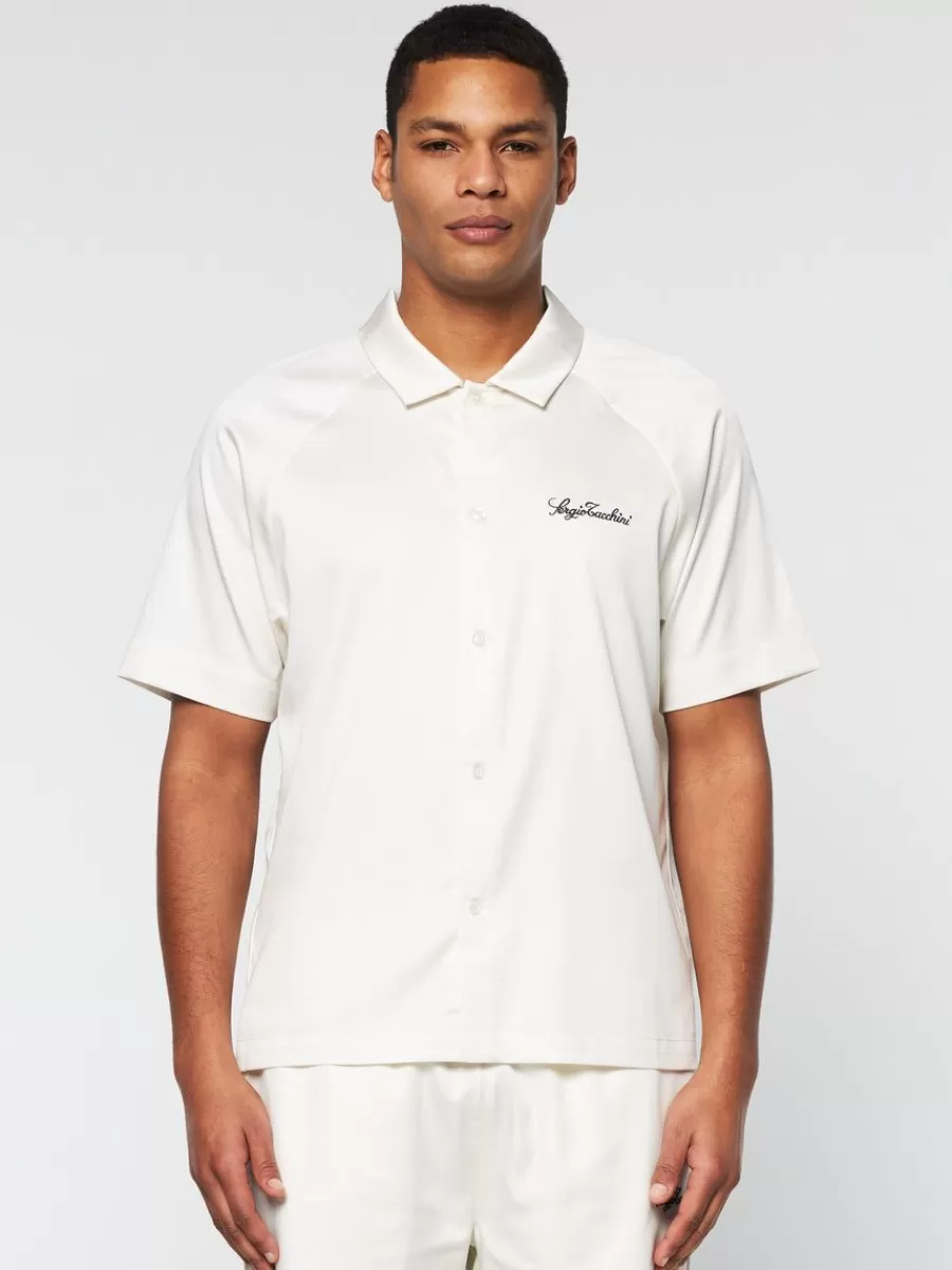 Matching Separates>Sergio Tacchini Giorgio Lounge Shirt- Gardenia