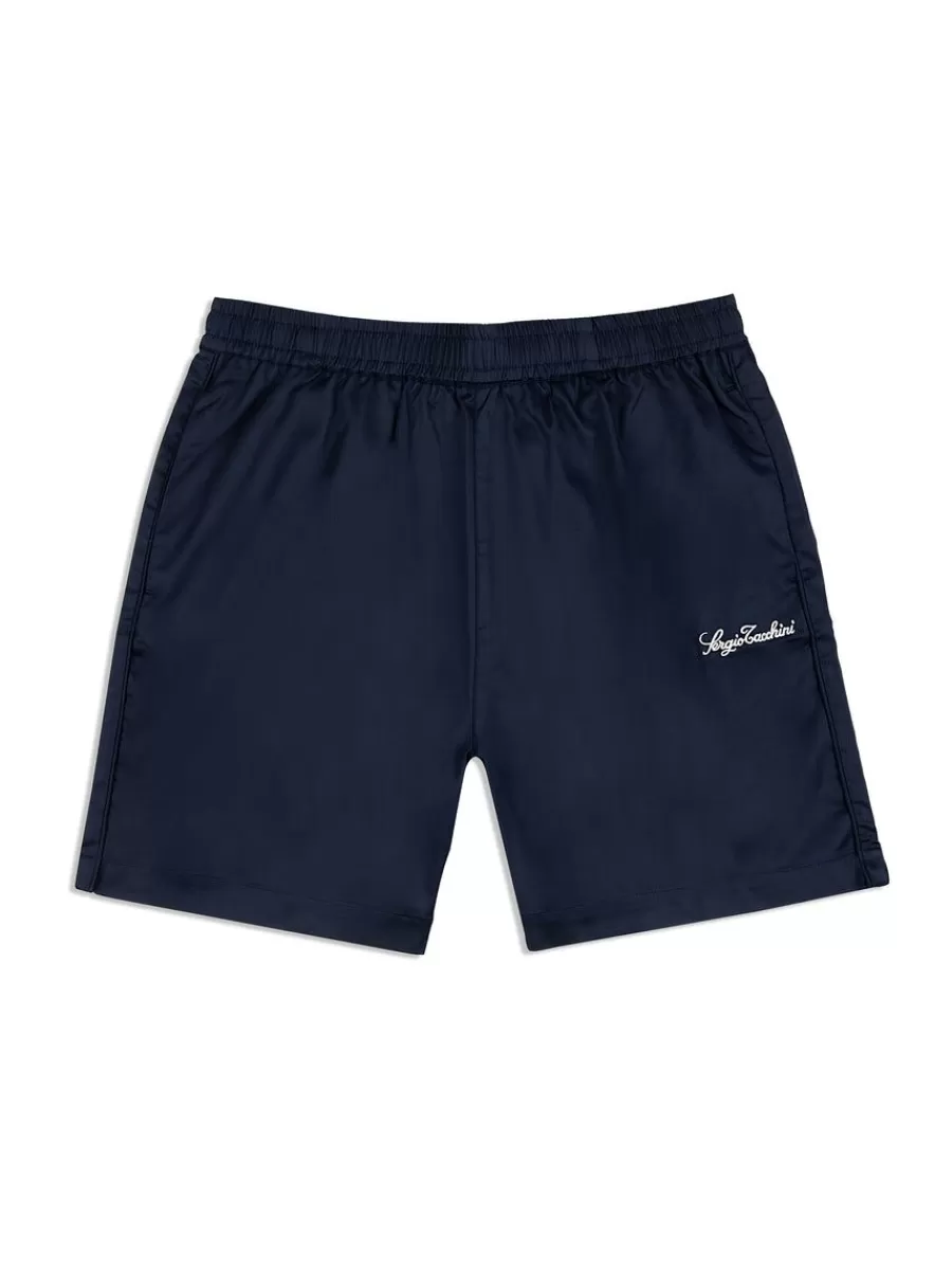 Shorts And Swim>Sergio Tacchini Giorgio Lounge Short- Maritime Blue