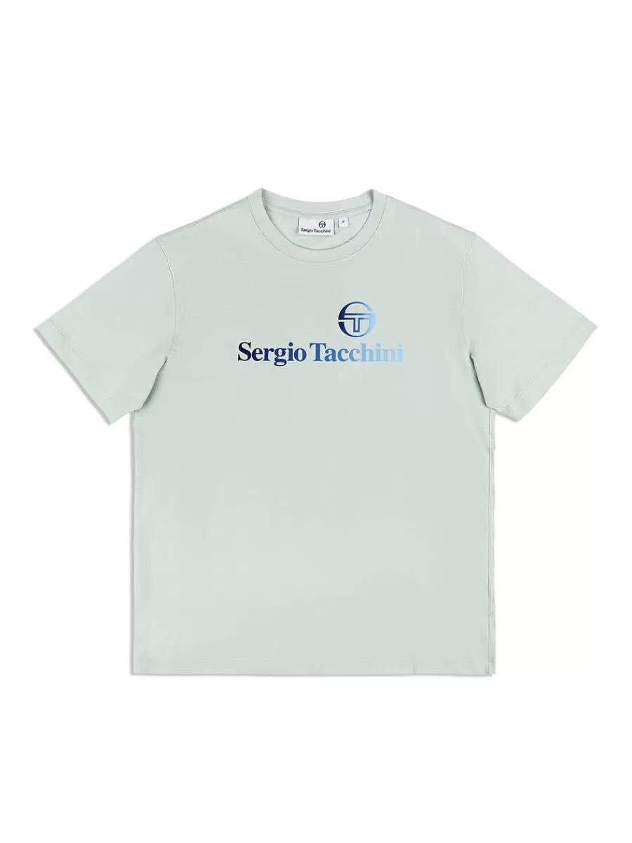 T-Shirts>Sergio Tacchini Gradiennte T-Shirt- Surf Spray