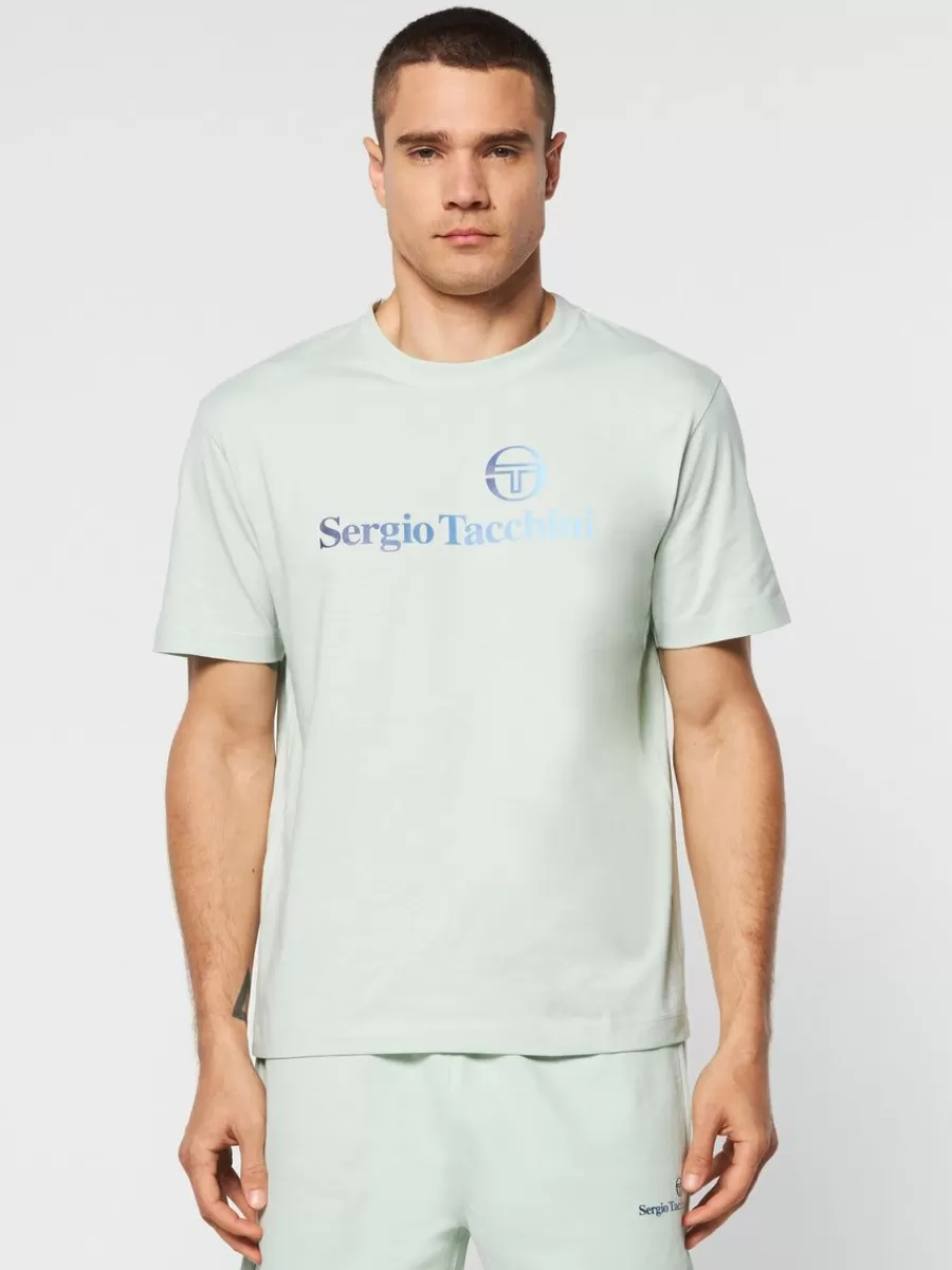 T-Shirts>Sergio Tacchini Gradiennte T-Shirt- Surf Spray