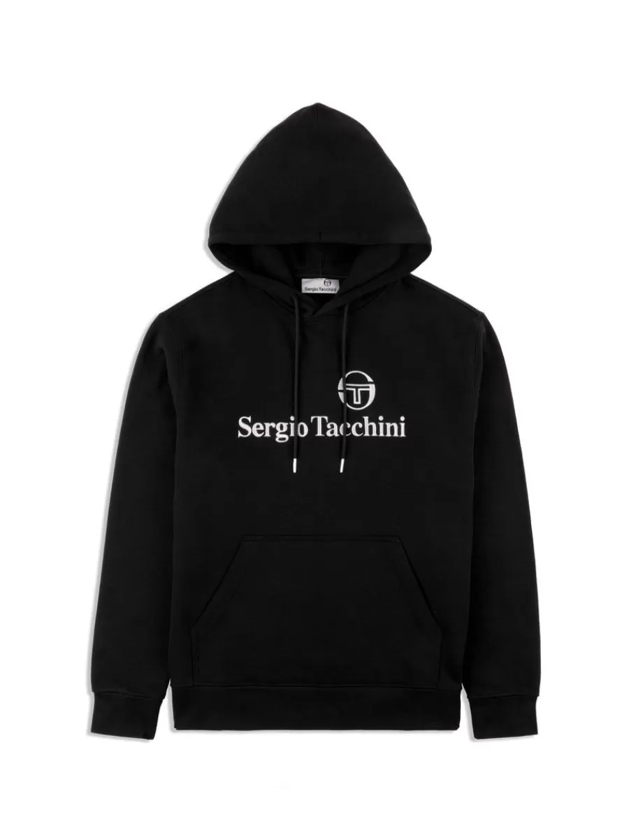 Sweatshirts And Hoodies>Sergio Tacchini Heritage Hoodie- Black Beauty