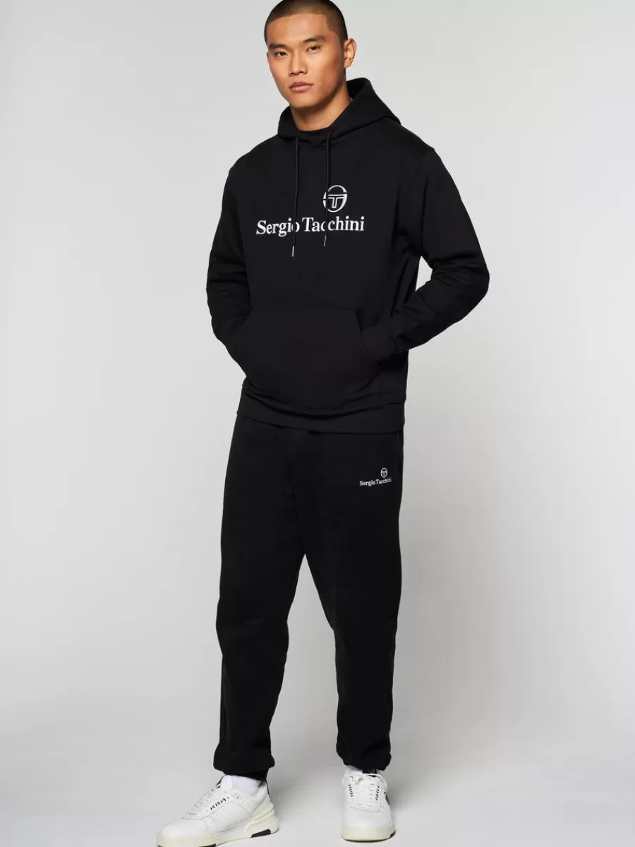 Sweatshirts And Hoodies>Sergio Tacchini Heritage Hoodie- Black Beauty