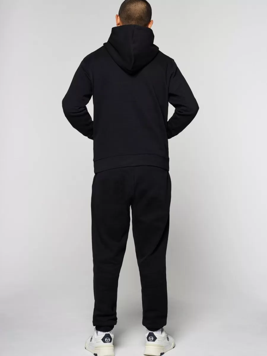 Sweatshirts And Hoodies>Sergio Tacchini Heritage Hoodie- Black Beauty