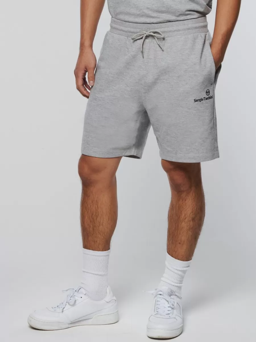 Shorts And Swim>Sergio Tacchini Heritage Logo Short-Heather Grey