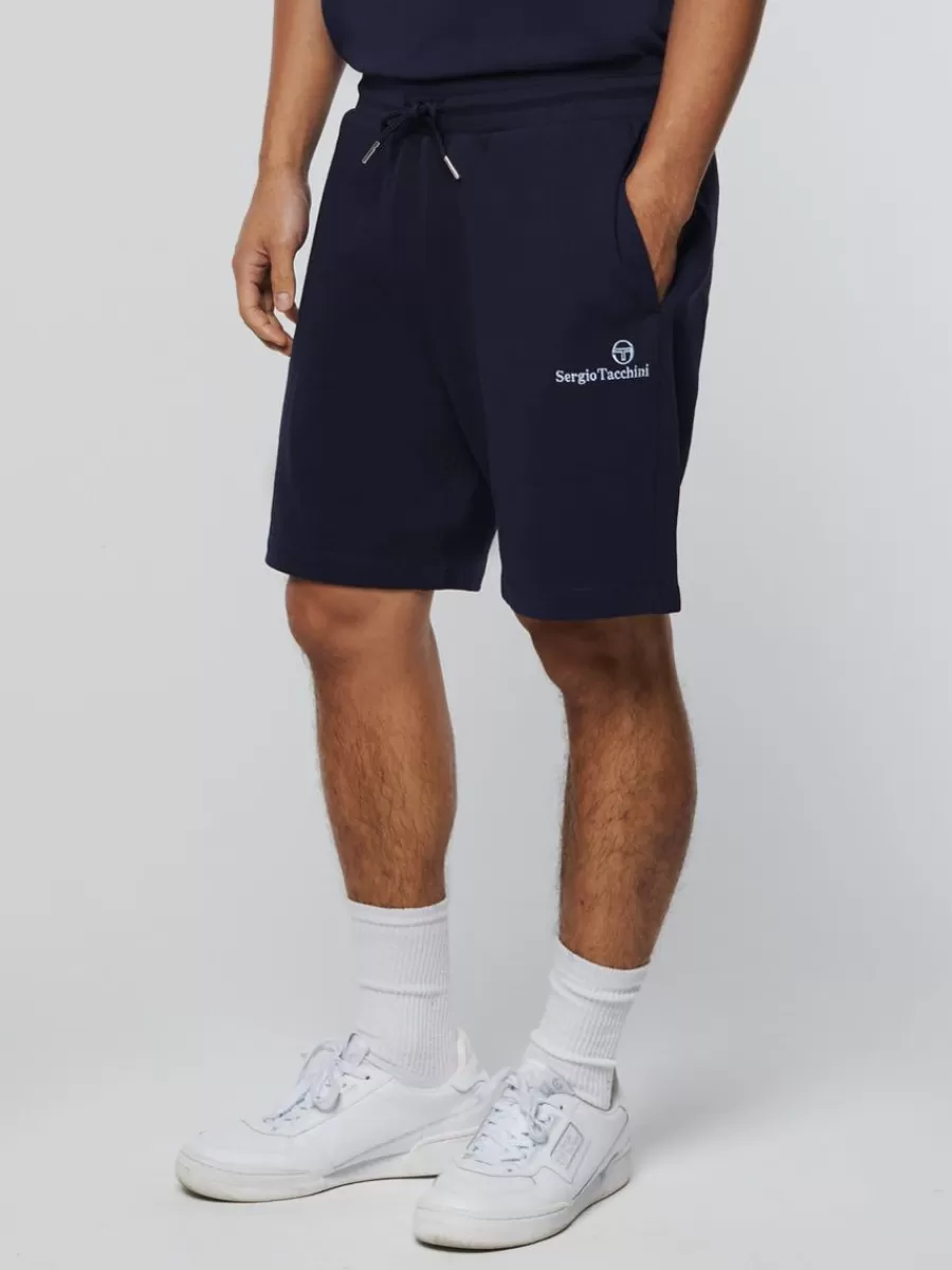 Shorts And Swim>Sergio Tacchini Heritage Logo Short-Maritime Blue