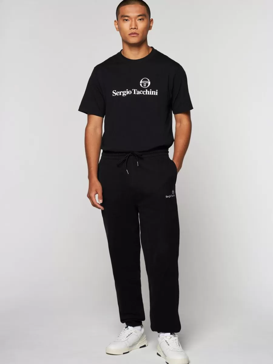 Pants And Sweatpants>Sergio Tacchini Heritage Sweatpant- Black Beauty