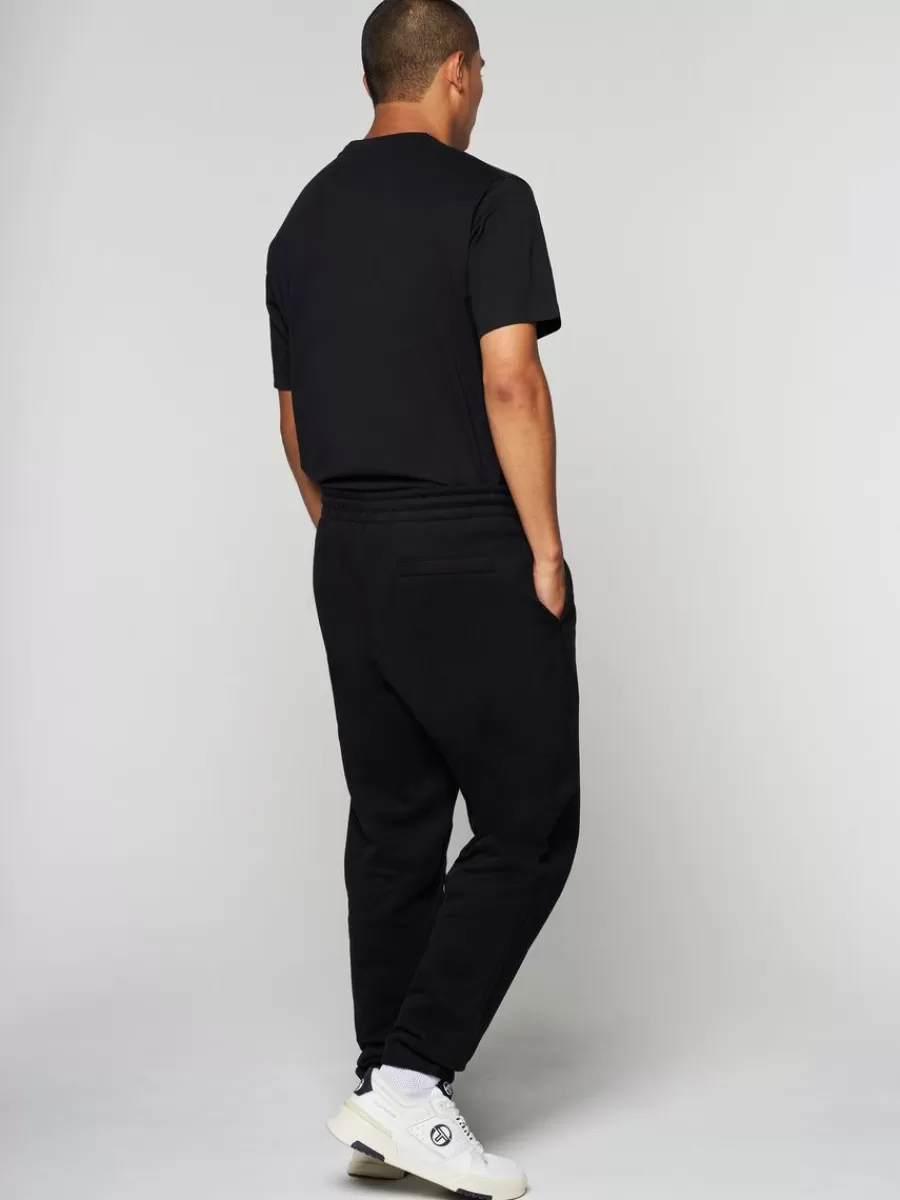 Pants And Sweatpants>Sergio Tacchini Heritage Sweatpant- Black Beauty