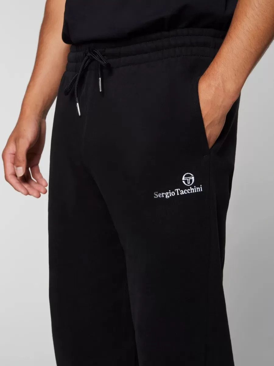 Pants And Sweatpants>Sergio Tacchini Heritage Sweatpant- Black Beauty