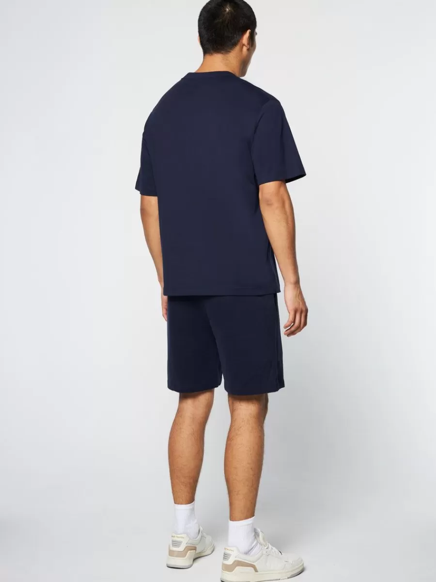 T-Shirts>Sergio Tacchini Heritage T-Shirt- Maritime Blue