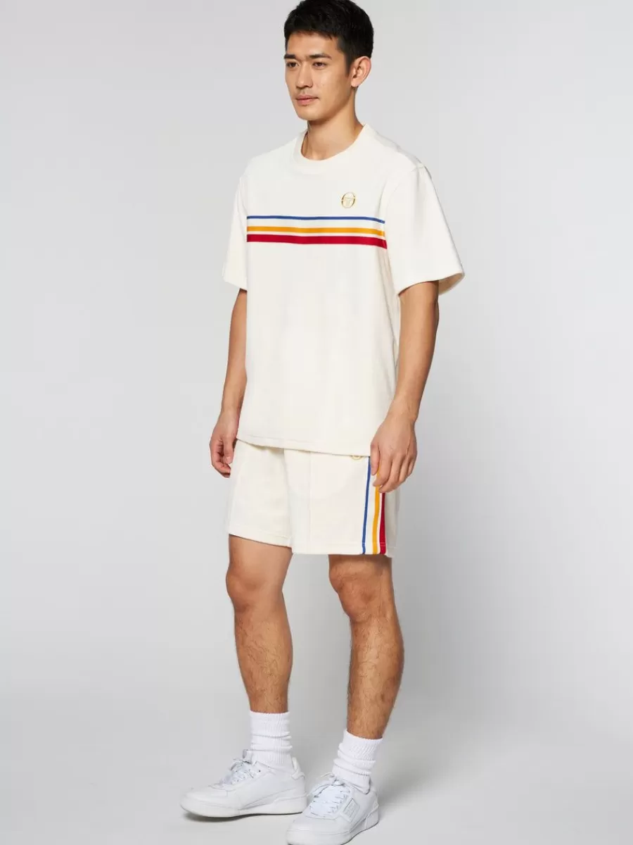 Velour>Sergio Tacchini Ivanes T-Shirt Archivio- Gardenia
