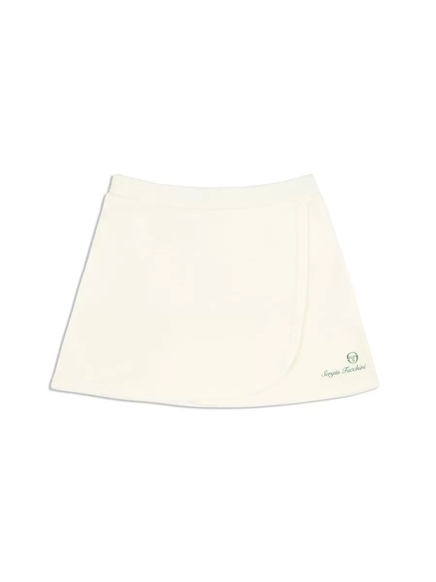 For The Court>Sergio Tacchini Josie Tennis Skirt- Gardenia