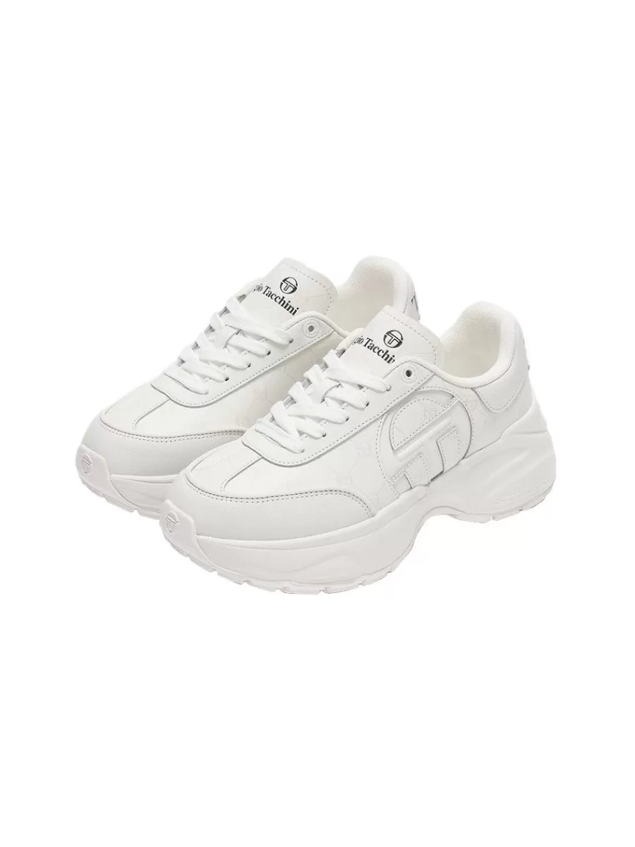 For The Court>Sergio Tacchini La Faccia Sneaker- Optical White