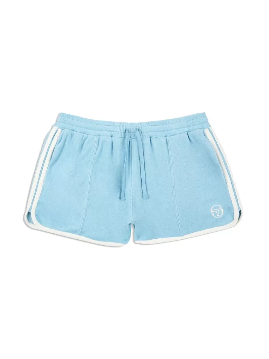 For The Court>Sergio Tacchini Laura High Waist Short- Clear Sky