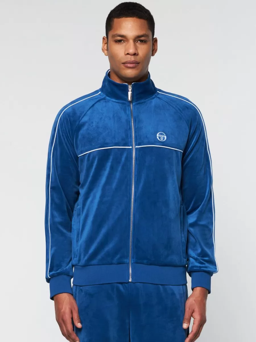 Velour>Sergio Tacchini Lioni Velour Track Jacket Archivio- Limoges