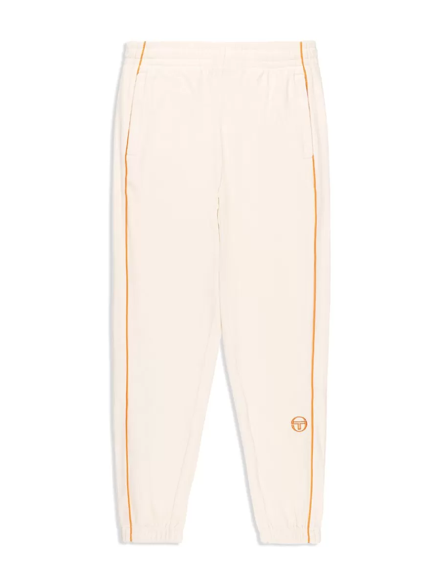 Pants And Sweatpants>Sergio Tacchini Lioni Velour Track Pant Archivio- Gardenia