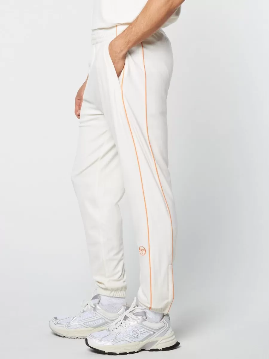 Pants And Sweatpants>Sergio Tacchini Lioni Velour Track Pant Archivio- Gardenia