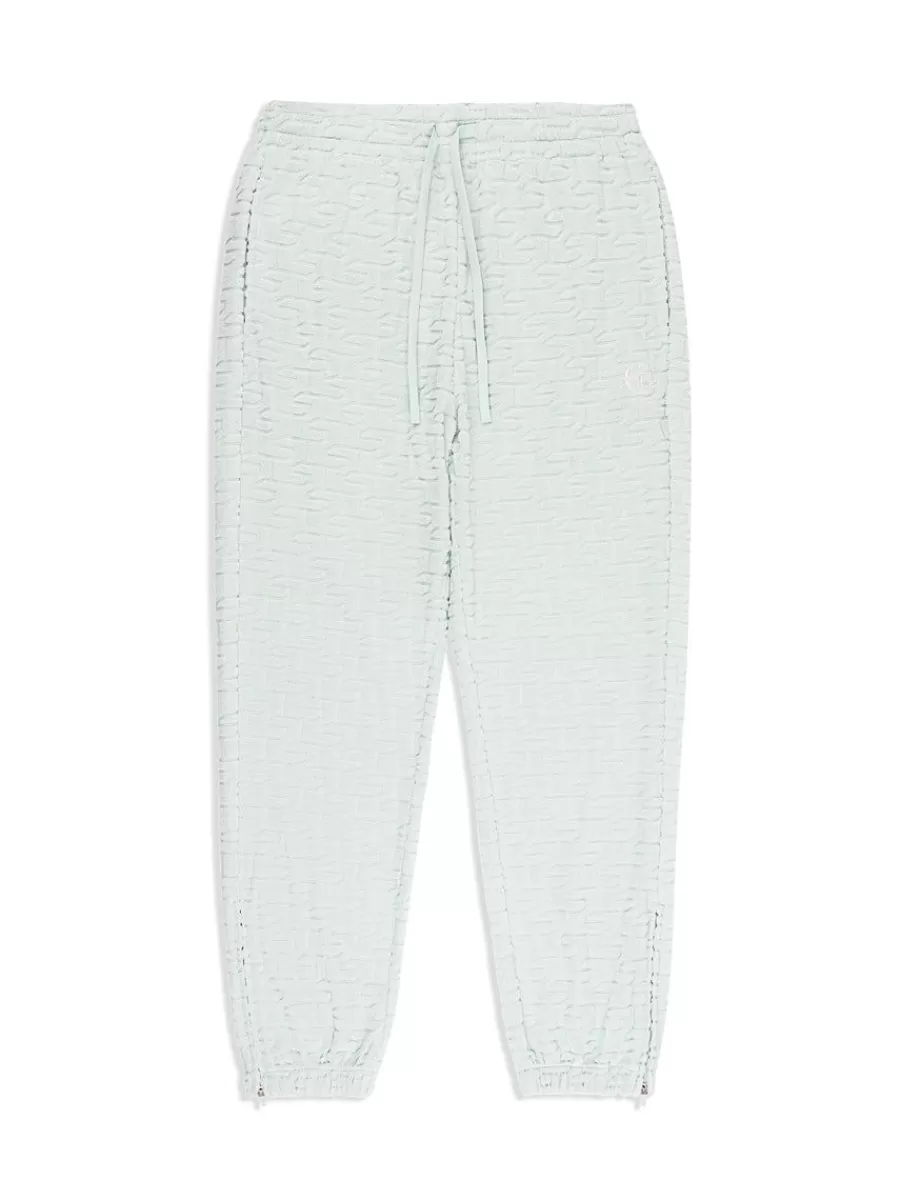 Pants And Sweatpants>Sergio Tacchini Livata Monogram Track Pant- Surf Spray