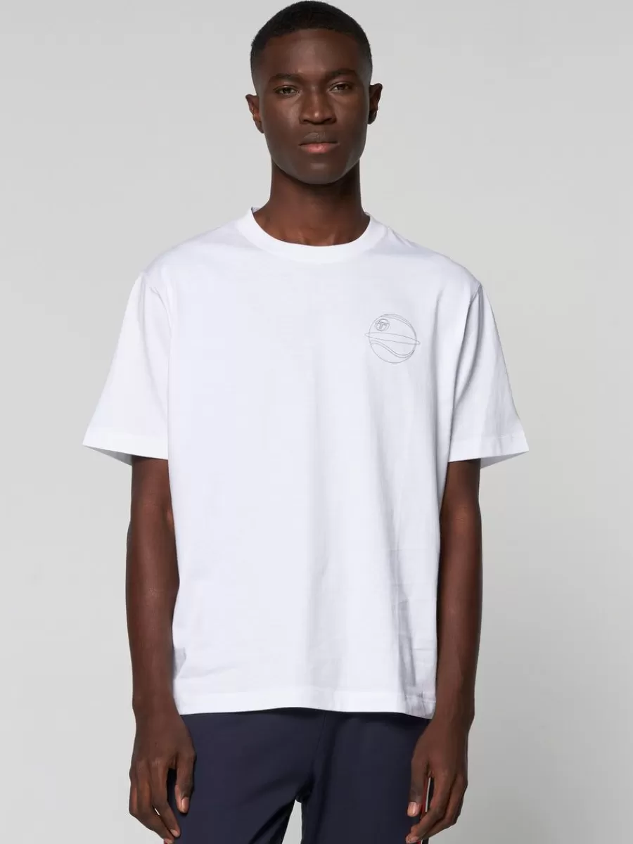 T-Shirts>Sergio Tacchini Lo Sport T-Shirt-White