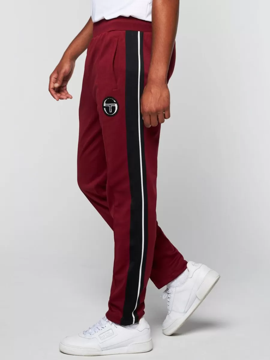 Pants And Sweatpants>Sergio Tacchini Monte Jogger Archivio- Merlot