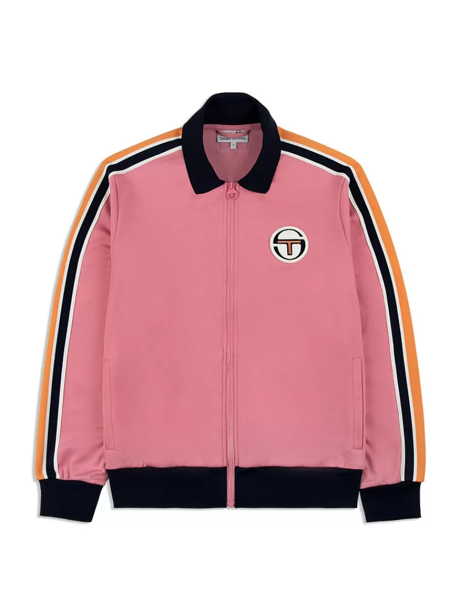 Jackets>Sergio Tacchini Monte Track Jacket Archivio- Wild Rose