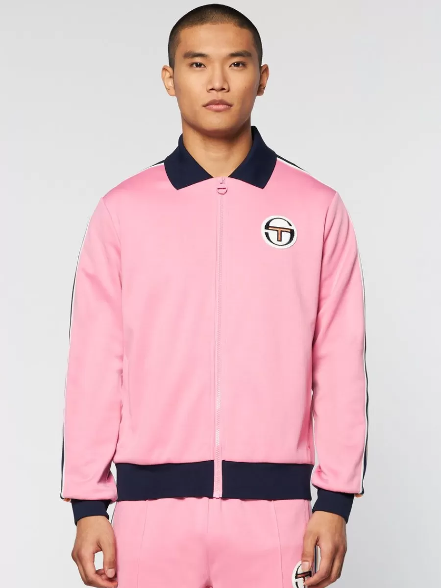 Jackets>Sergio Tacchini Monte Track Jacket Archivio- Wild Rose
