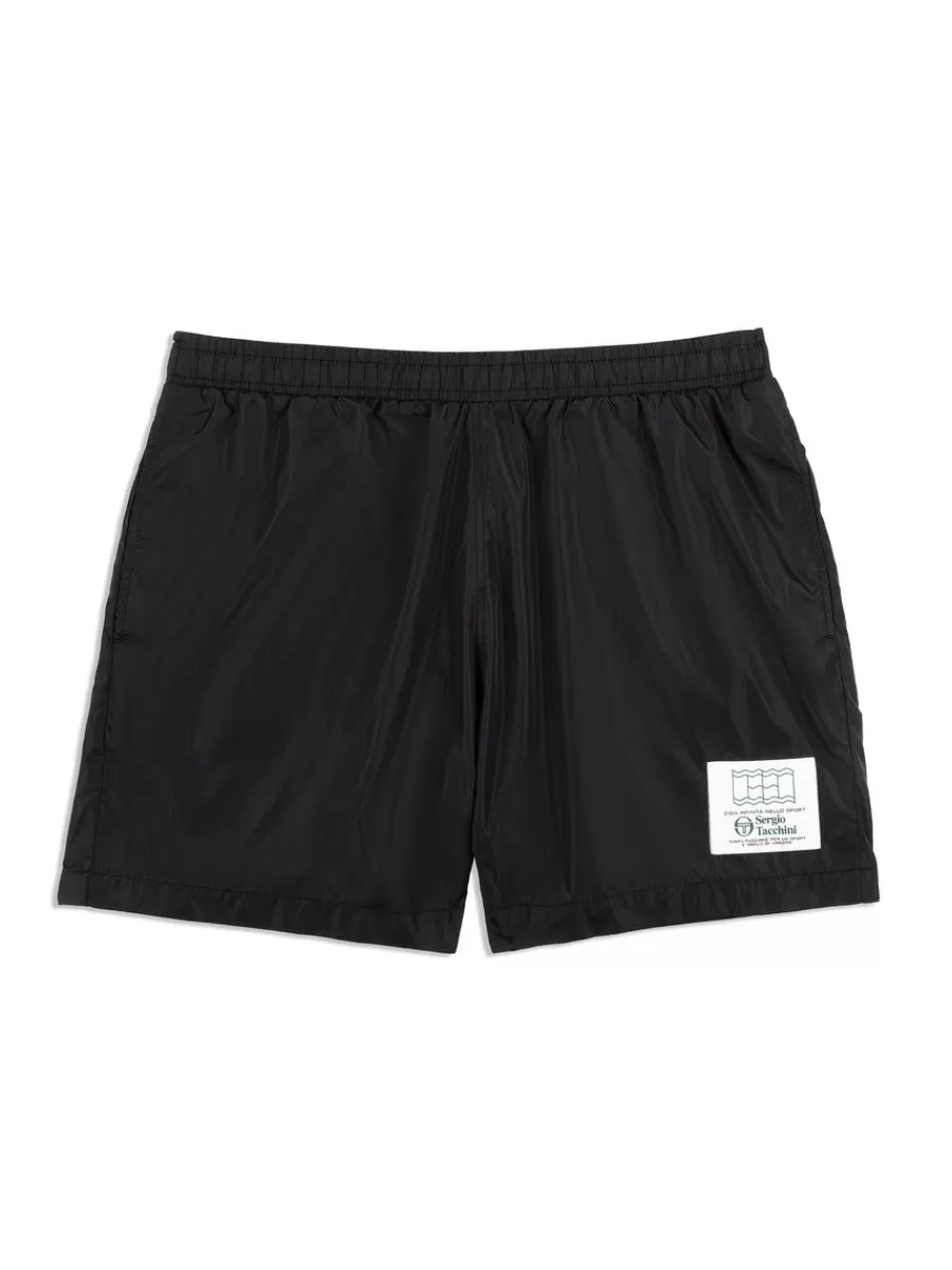 Shorts And Swim>Sergio Tacchini Onda Short- Black Beauty