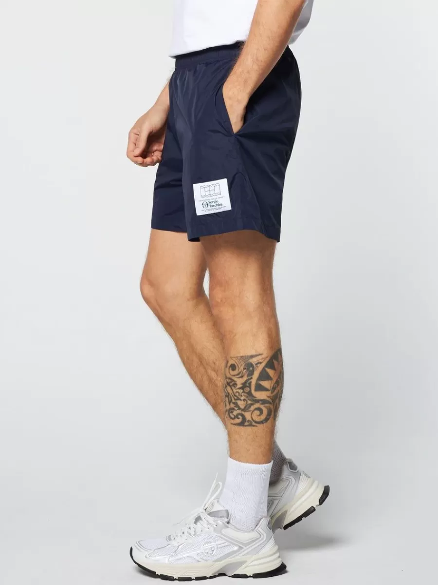 Nylon>Sergio Tacchini Onda Short- Maritime Blue