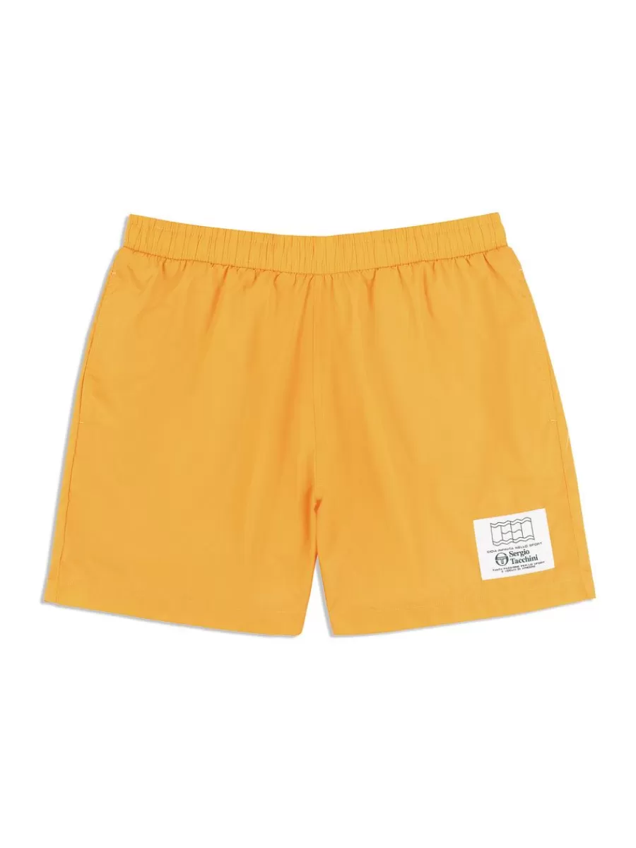 Nylon>Sergio Tacchini Onda Short- Tangerine
