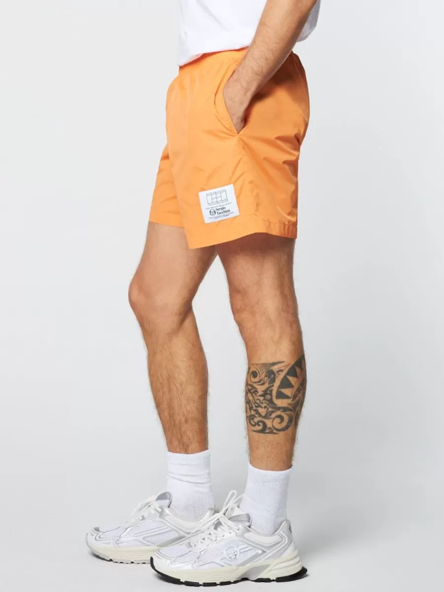 Nylon>Sergio Tacchini Onda Short- Tangerine